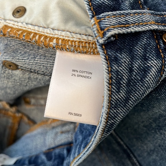 NWT a loves a Denim Cut Off Skirt - Picture 8 of 8